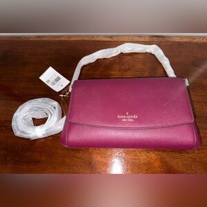 Kate Spade Laura Way Greer Handbag in Blackberry Preserve